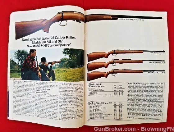 New Old Stock Original Remington Catalog 1972 Model 760 788 XP-100-img-4