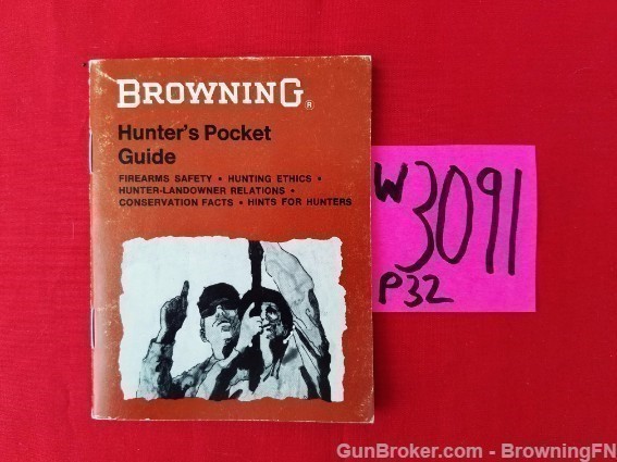 Orig Browning Hunter's Pocket Guide-img-0