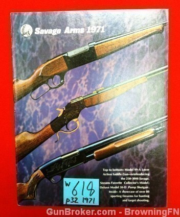 Original Savage Arms 1971 Catalog All Models-img-0