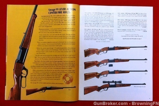 Original Savage Arms 1971 Catalog All Models-img-1