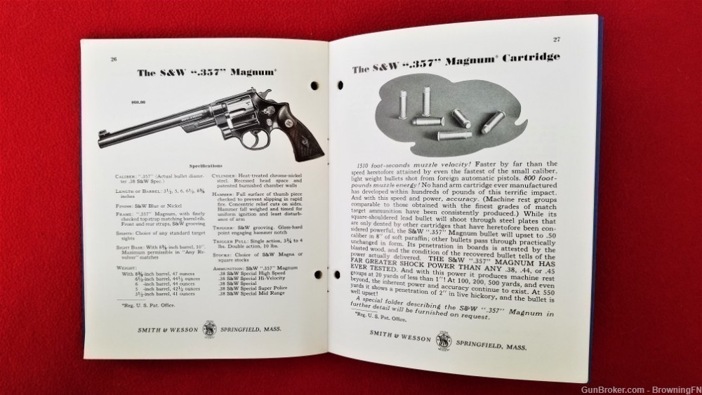 Original S&W Smith & Wesson Superior Revolvers Catalog 1940-img-4