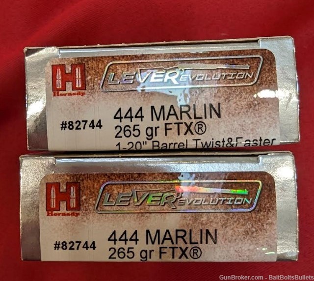 Magnum Research BFR 444 Marlin 10" SS 5rd Two Boxes of Ammo! NIB-img-2