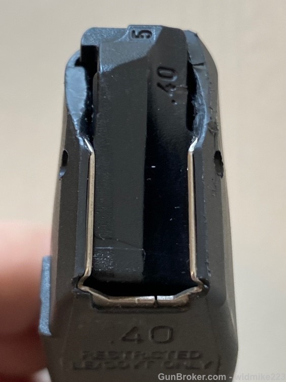 Glock 22 40cal 15rd Gen2 Marked "Restricted LE/GOVT Only" Magazine-img-4