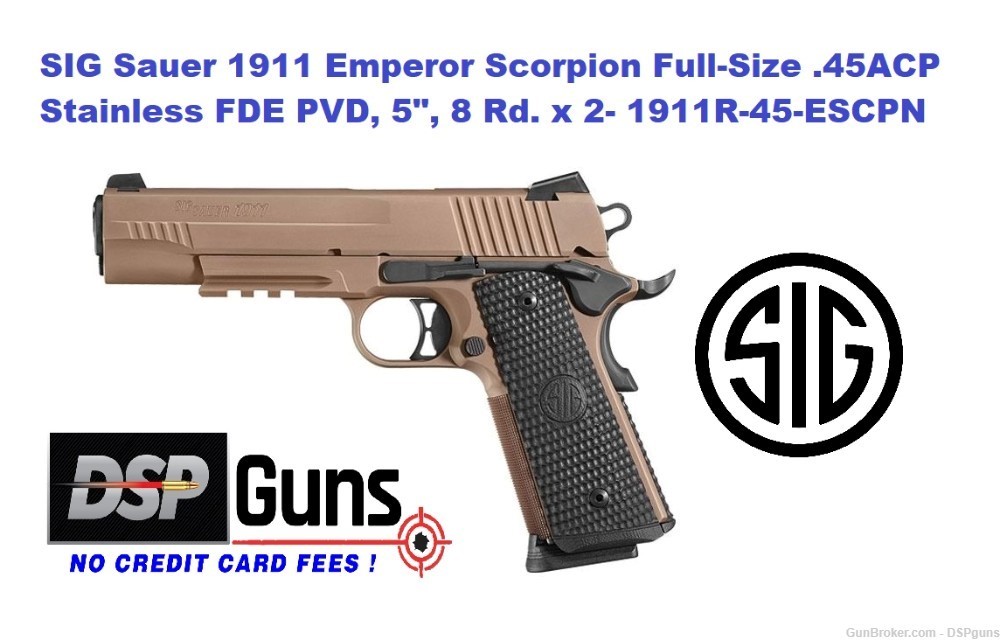 SIG Sauer 1911 Emperor Scorpion Full-Size .45ACP - 1911R-45-ESCPN-img-0