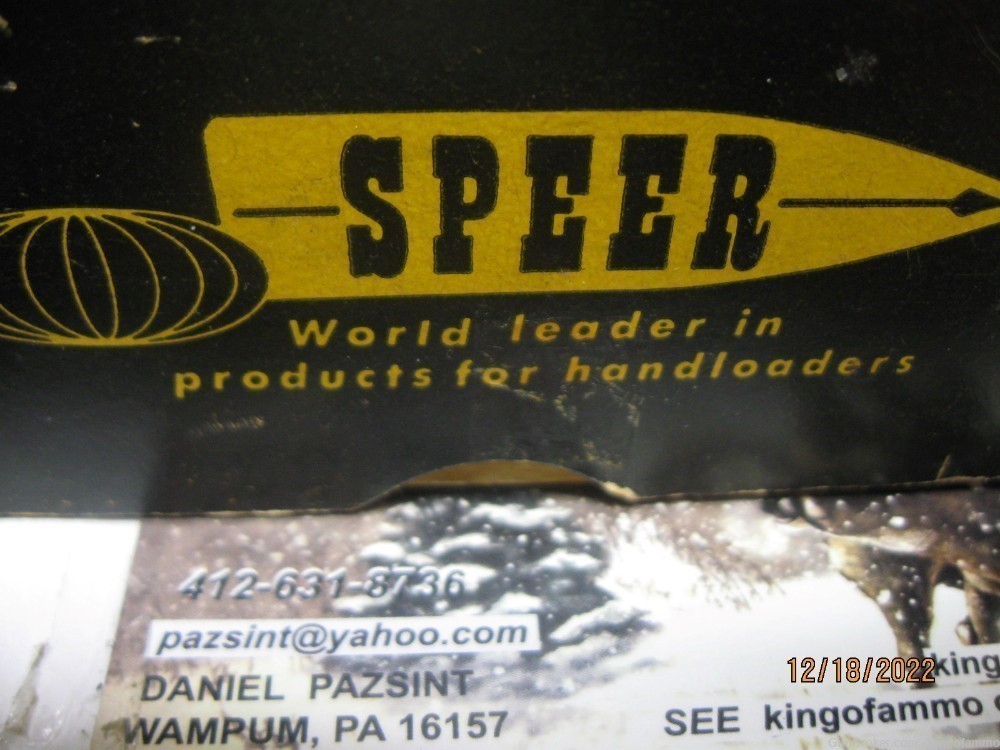 Classic Wire 250 pc Box Speer .45 Cal Half-Jackets .450" diameter; more too-img-4