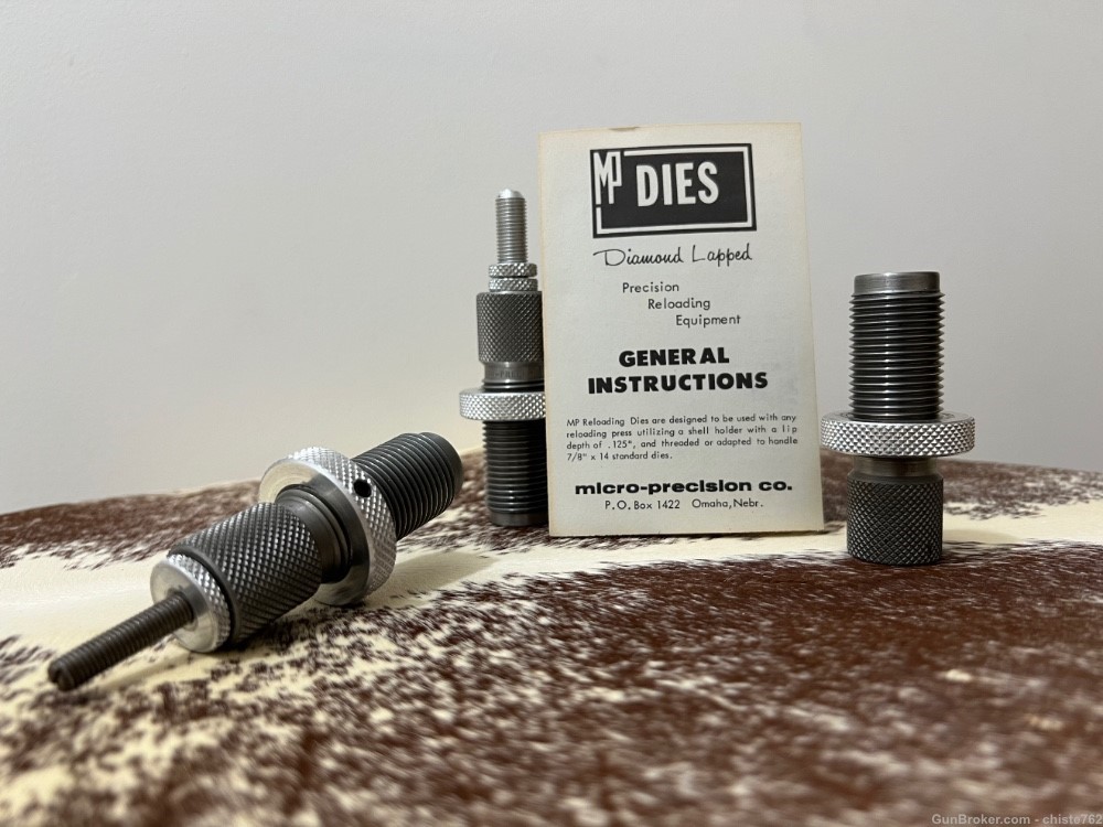 Micro Precision 3-die set for 44 Rem Mag -img-1