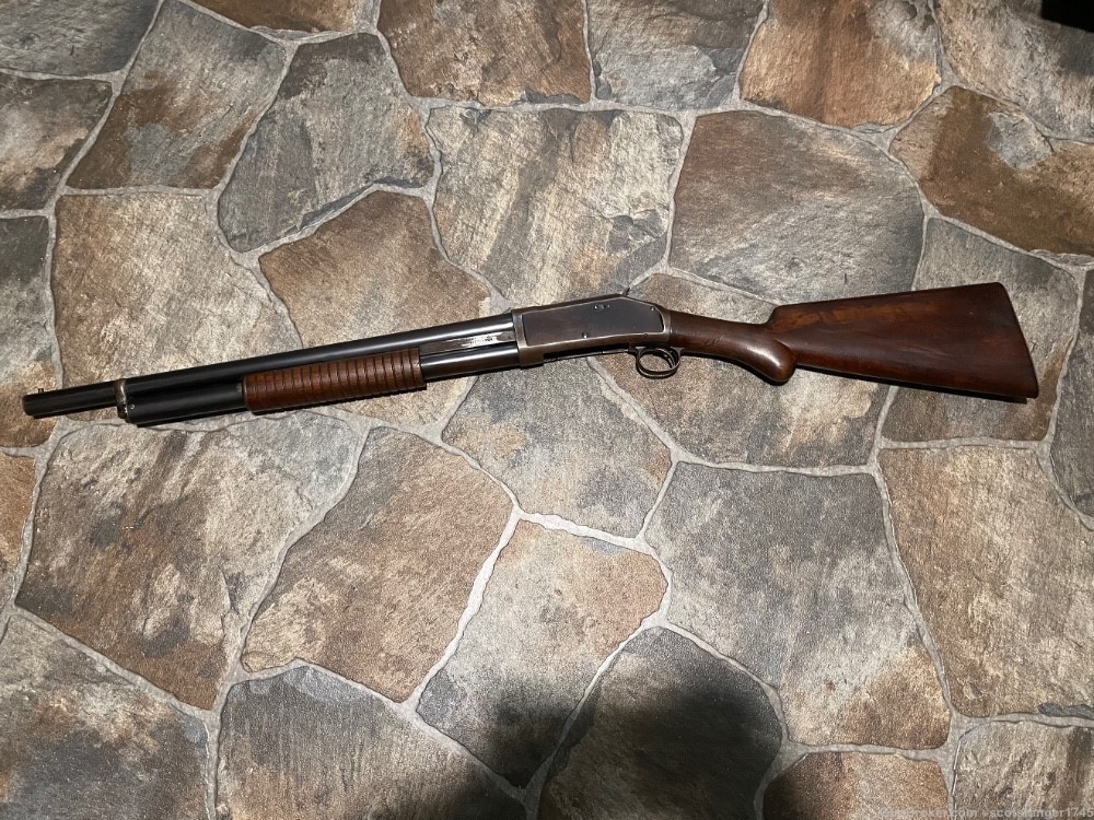 Winchester 1897 Riot Shotgun 12 GA 20” Barrel CYL Bore 1906 Trench Gun -img-0