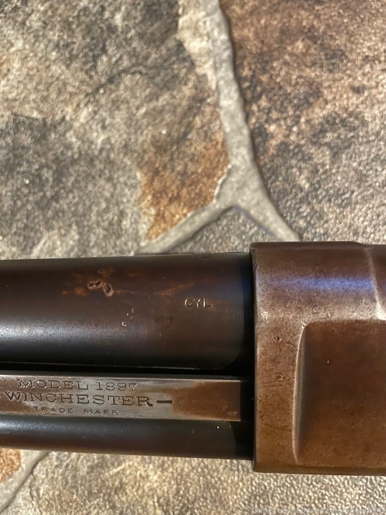 Winchester 1897 Riot Shotgun 12 GA 20” Barrel CYL Bore 1906 Trench Gun -img-2