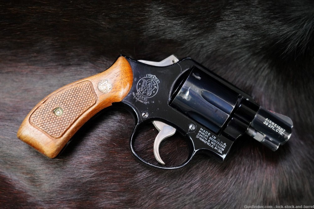 Smith & Wesson S&W Model 12-2 M&P Airweight .38 SPL 2" DAO Revolver 1974-img-2