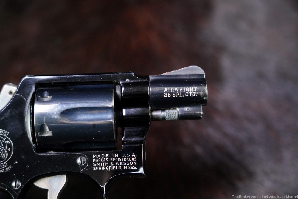 Smith & Wesson S&W Model 12-2 M&P Airweight .38 SPL 2" DAO Revolver 1974-img-10