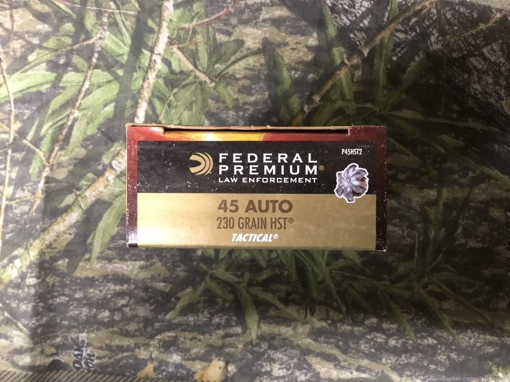 Federal Premium 45 Auto Gr. HST Tactical Ammo  200 rounds -img-3