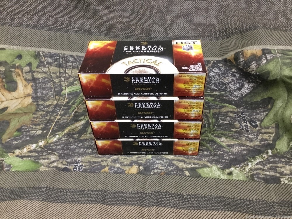 Federal Premium 45 Auto Gr. HST Tactical Ammo  200 rounds -img-0