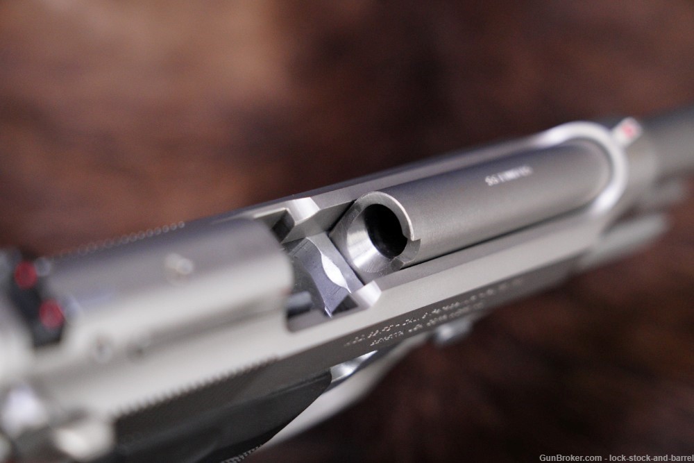 Beretta Model 92FS Inox 92 FS Stainless 9mm 4.9" DA SA Semi-Auto Pistol -img-15
