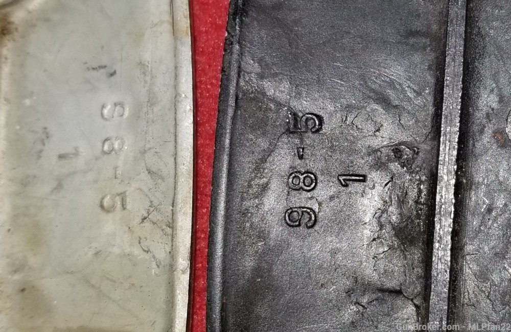 2 Savage aluminum logo buttplates original parts -img-3