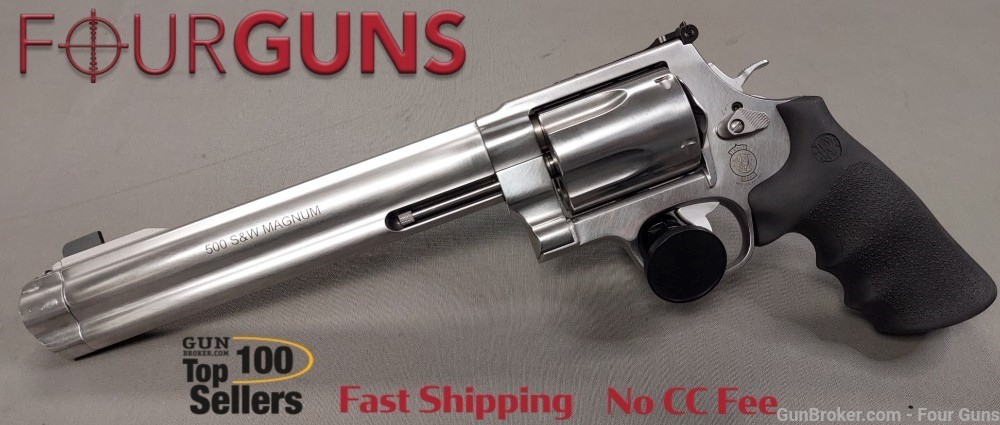 Smith & Wesson 500 Revolver 500 S&W 8.375" Barrel 5 Rd 163500-img-0