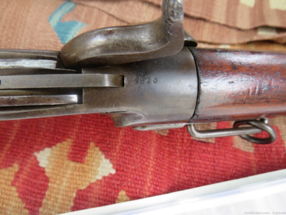 ORIGINAL 1865 SPENCER CARBINE - INDIAN OWNED GUN -AT LITTLE BIG HORN BATTLE-img-22