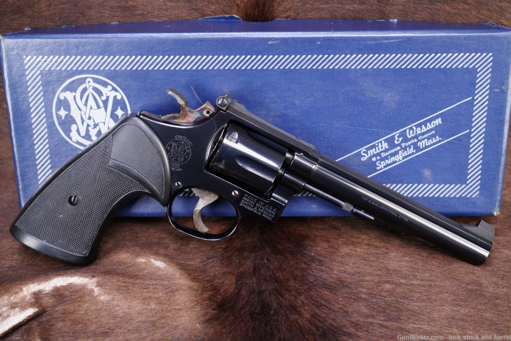Smith & Wesson S&W Model 14-4 .38 Spl 6" Single Action Only Revolver 1977-img-2