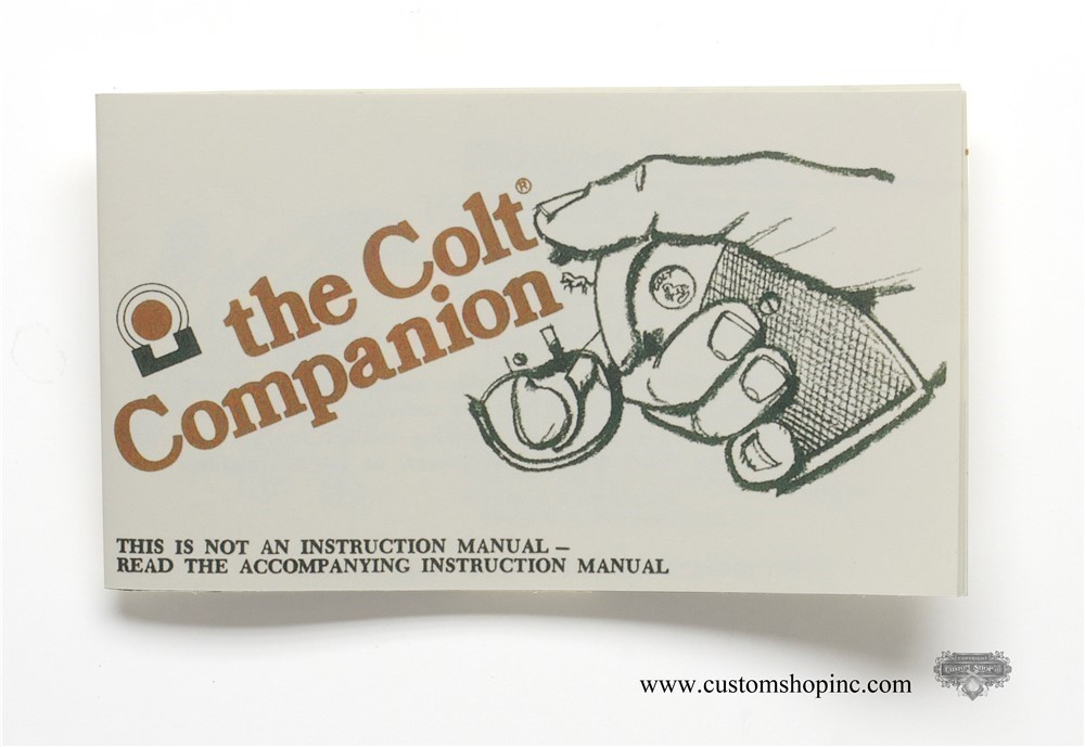 Colt Python Hunter Manual, Repair Stations List, Colt Parts List. 1980-img-6