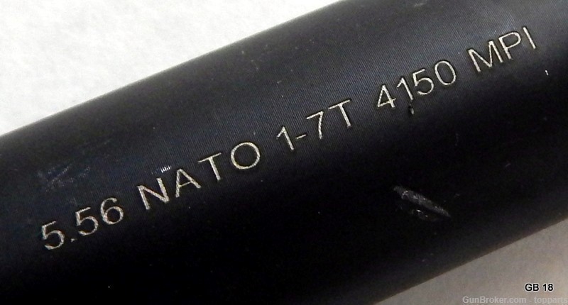 16-1/2" OAL 5.56 NATO 1-7T 4150 MPI Mid-Length Barrel -img-1