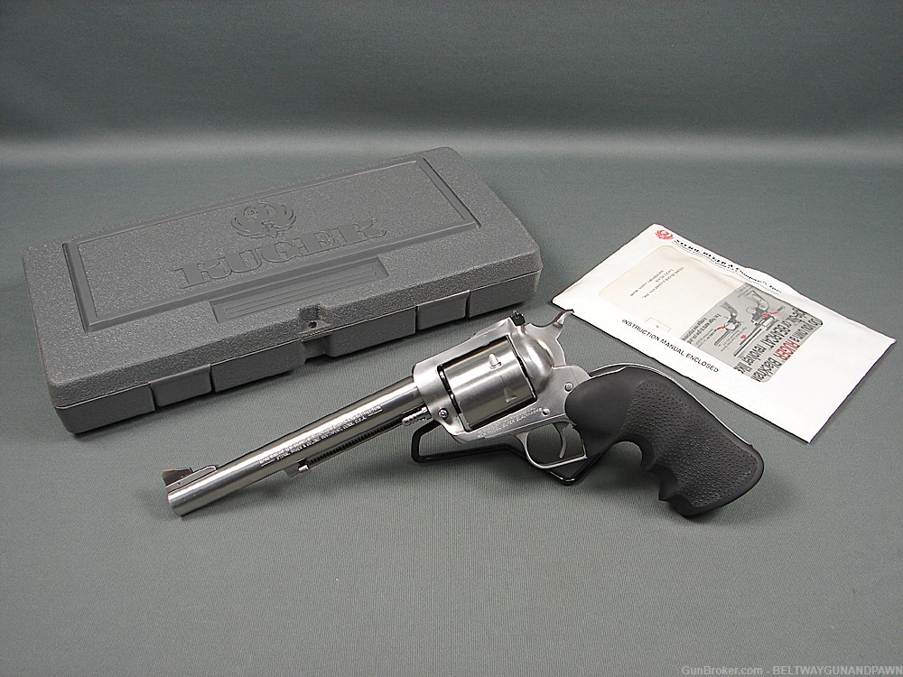 Ruger New Model Super Blackhawk 44 Mag 7.5" Stainless w/Factory Box 1996-img-0