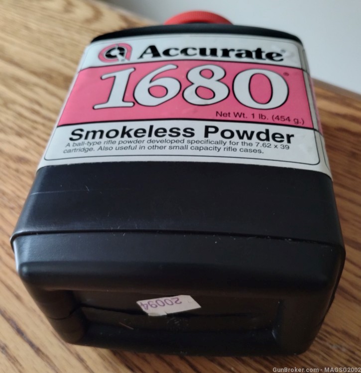 Vintage Accurate 1680 Smokeless Powder NOS 1 LB-img-0