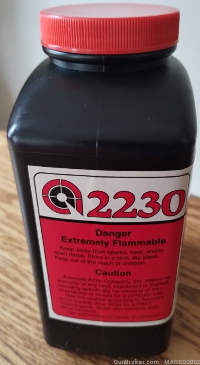 Vintage Accurate 2230 Smokeless Powder NOS 1 LB -img-5