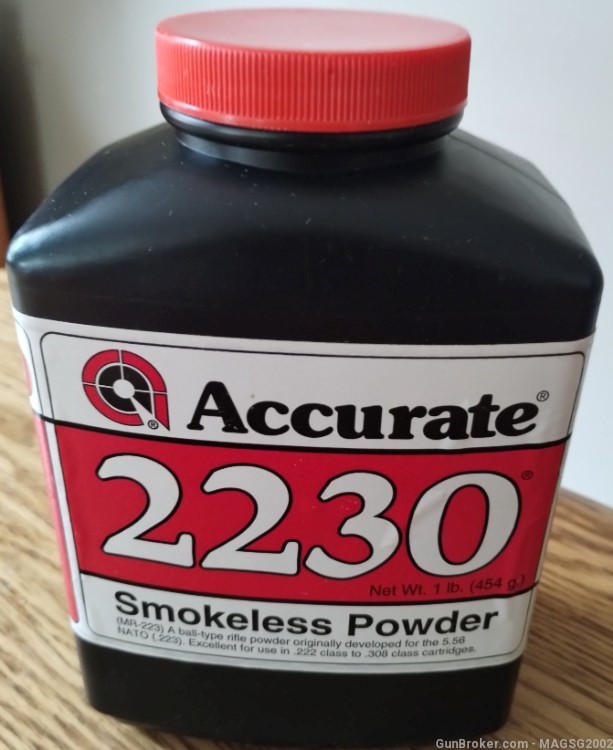 Vintage Accurate 2230 Smokeless Powder NOS 1 LB -img-0