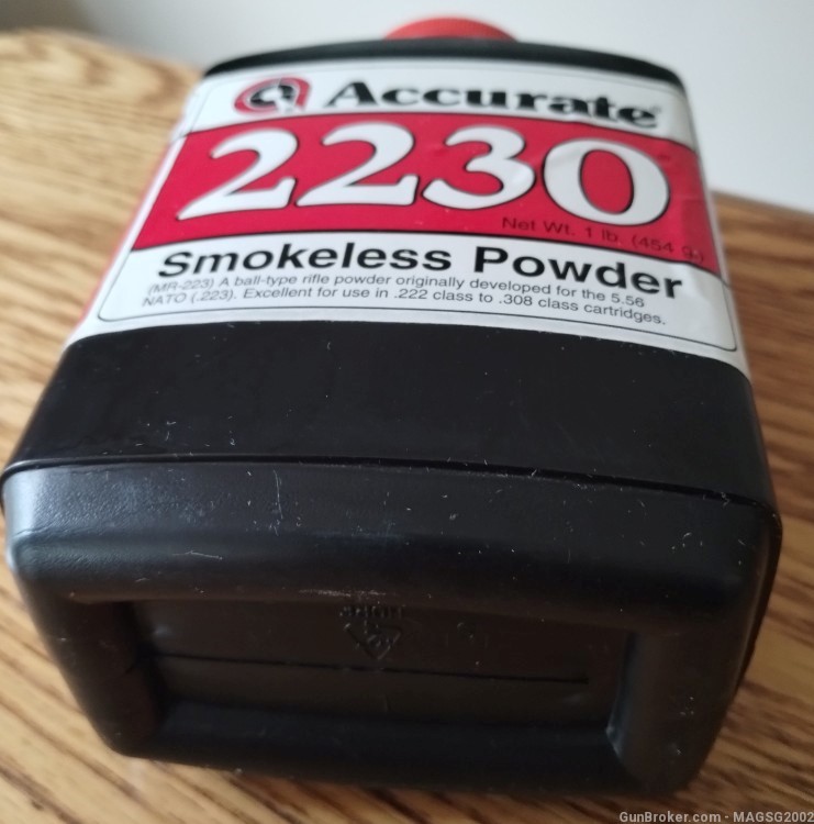 Vintage Accurate 2230 Smokeless Powder NOS 1 LB -img-3