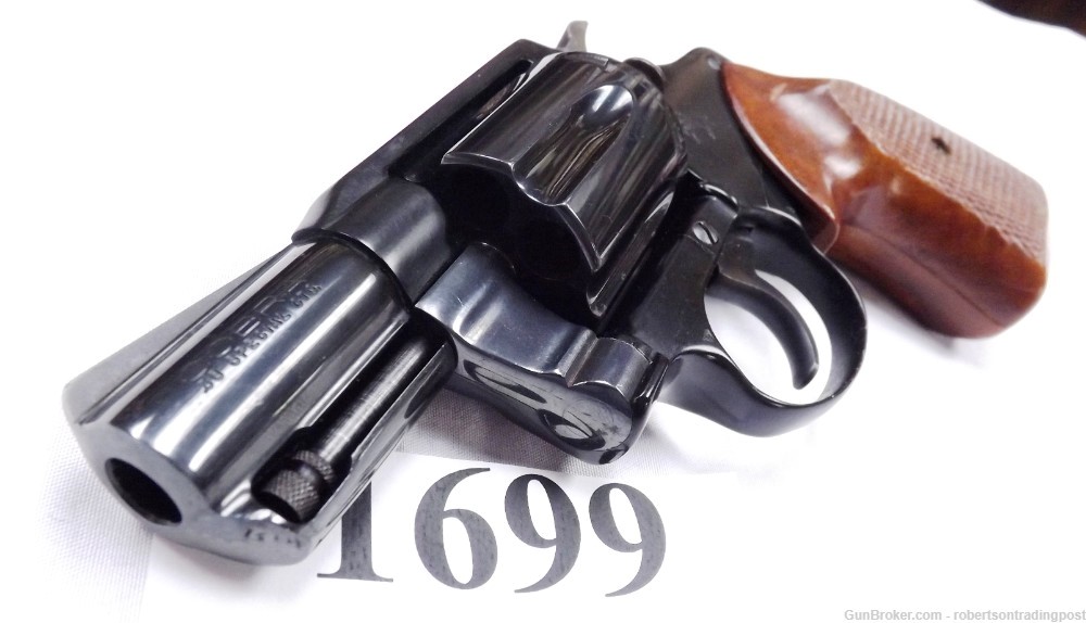 Colt .38 Spl Cobra 2nd Mod 1976 Blue Walnut 2” Snub Revolver VG-Exc  -img-9