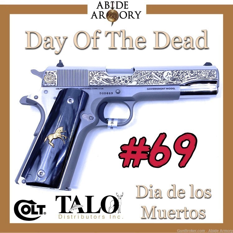 Colt 1911 DAY OF THE DEAD - DOD TALO 38 SUPER O1911C-SS38-DOD #69-img-0