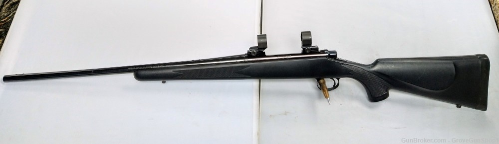 Remington 700 ADL 270Win 22" Bolt-Action Rifle Blued Synthetic USED-img-0