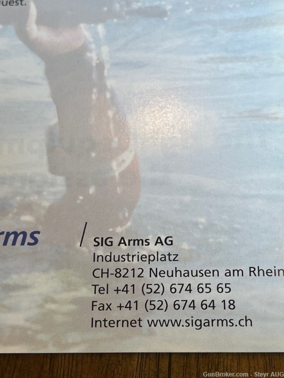 SIG 551 Swiss Factory Literature. LAST ONE-img-3