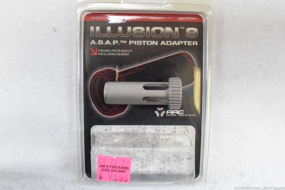 NEW IN BOX - AAC ASAP PISTON ADAPTER M13.5x1 LH - ILLUSION 9 -img-0