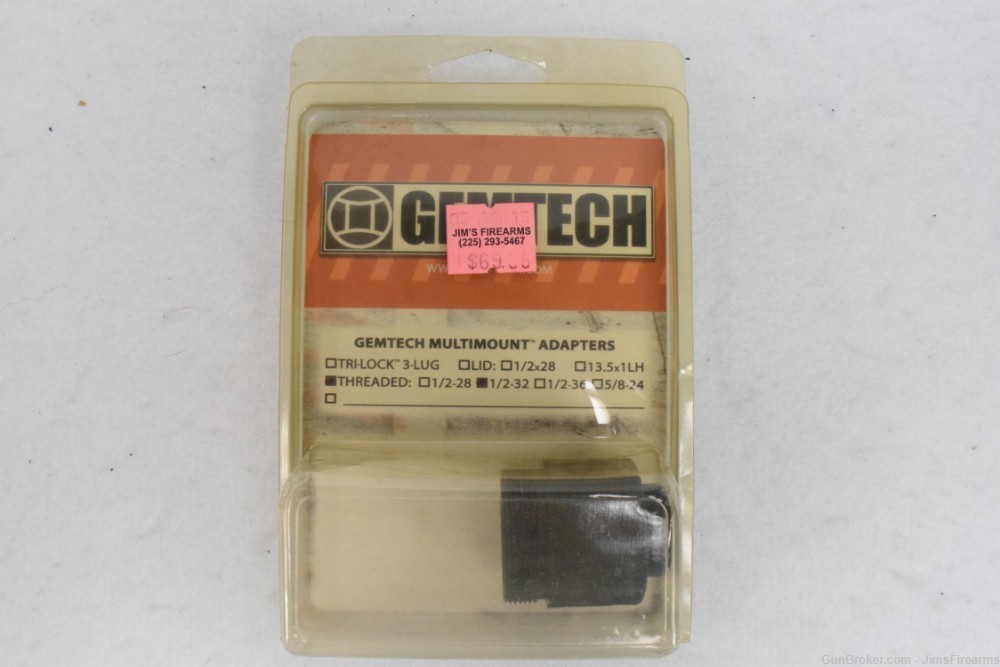 NEW IN BOX - GEMTECH MULTIMOUNT 9MM SUPPRESSOR ADAPTER - 1/2X32 TPI-img-0