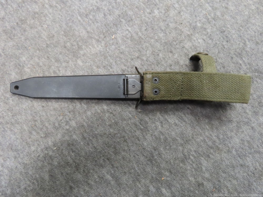 WEST GERMAN HK G3 BAYONET WITH SCABBARD-13 GROOVE-NICE CONDITION-img-14