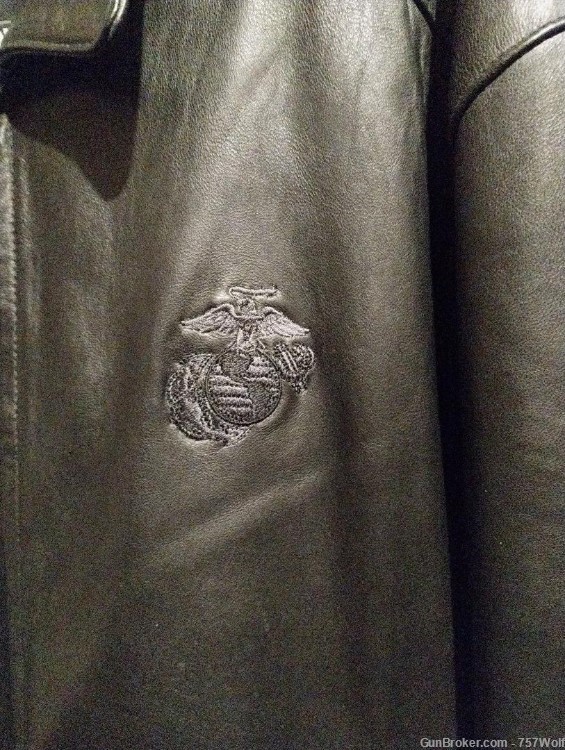 Superb USMC Weatherproof Garment Company Leather Jacket Excellent Condition-img-1