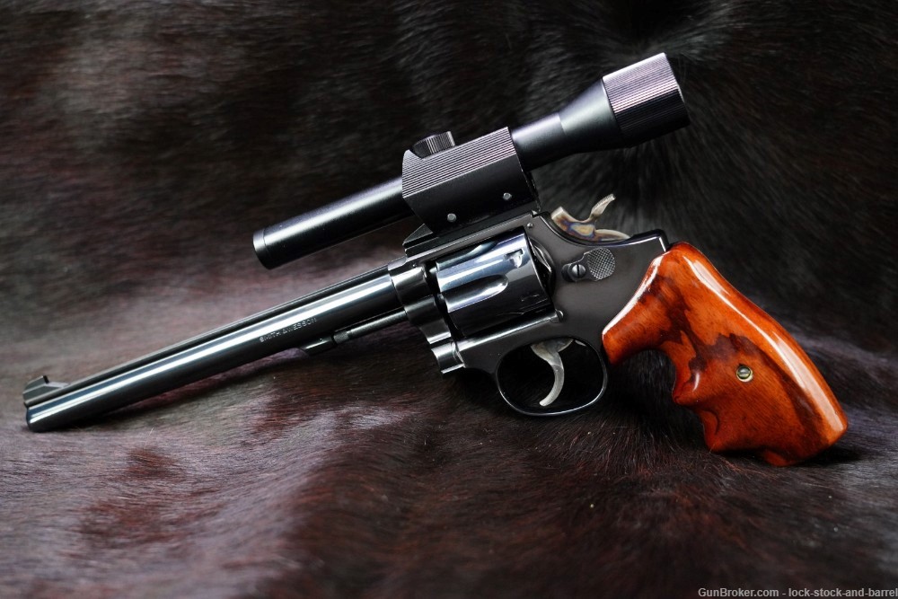 Smith & Wesson Model 17-4 .22LR 8 3/8" Double Action Revolver & Scope NO CA-img-4