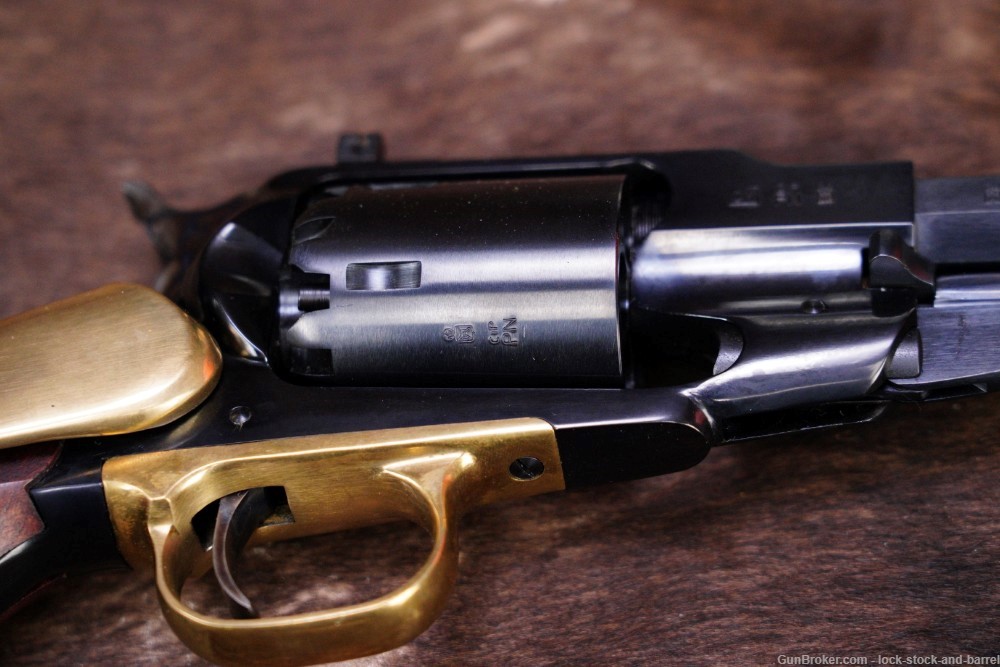 Pietta 1858 Remington Bison .44 12” Percussion Revolver & Stock ATF Antique-img-22