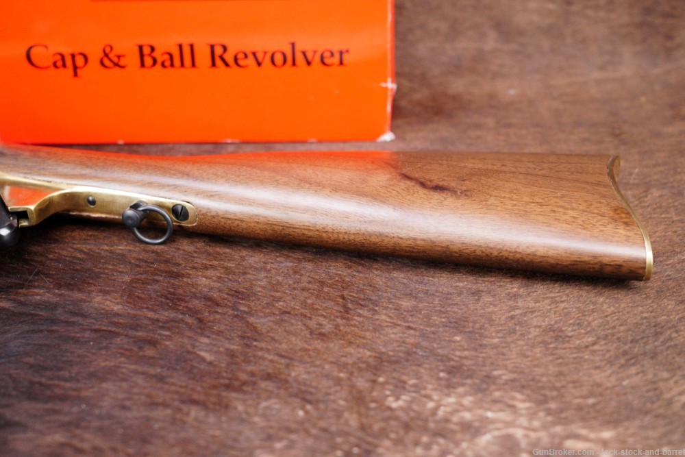 Pietta 1858 Remington Bison .44 12” Percussion Revolver & Stock ATF Antique-img-11