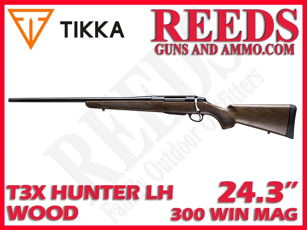 Tikka T3x Hunter Left Hand 300 Win Mag 24.3in JRTXA331LR10-img-0