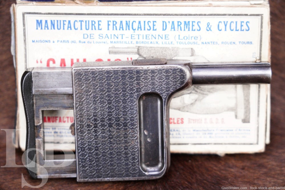 ManuFrance Gaulois No. 2 8mm Turbiaux Palm-Pistol, 1897-1910 ATF Antique-img-0