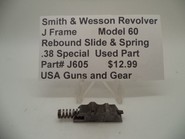 J605 Smith & Wesson J Frame Model 60 Rebound Slide & Spring-img-0
