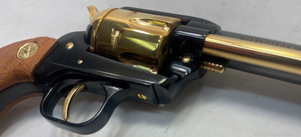 Colt SA Frontier 1869-1969 Golden Spike Commemorative Revolver NOS-img-23