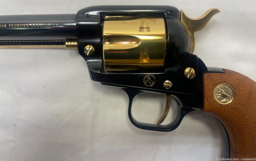 Colt SA Frontier 1869-1969 Golden Spike Commemorative Revolver NOS-img-7