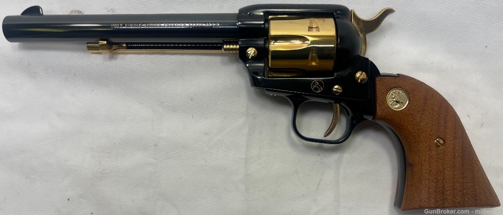 Colt SA Frontier 1869-1969 Golden Spike Commemorative Revolver NOS-img-2