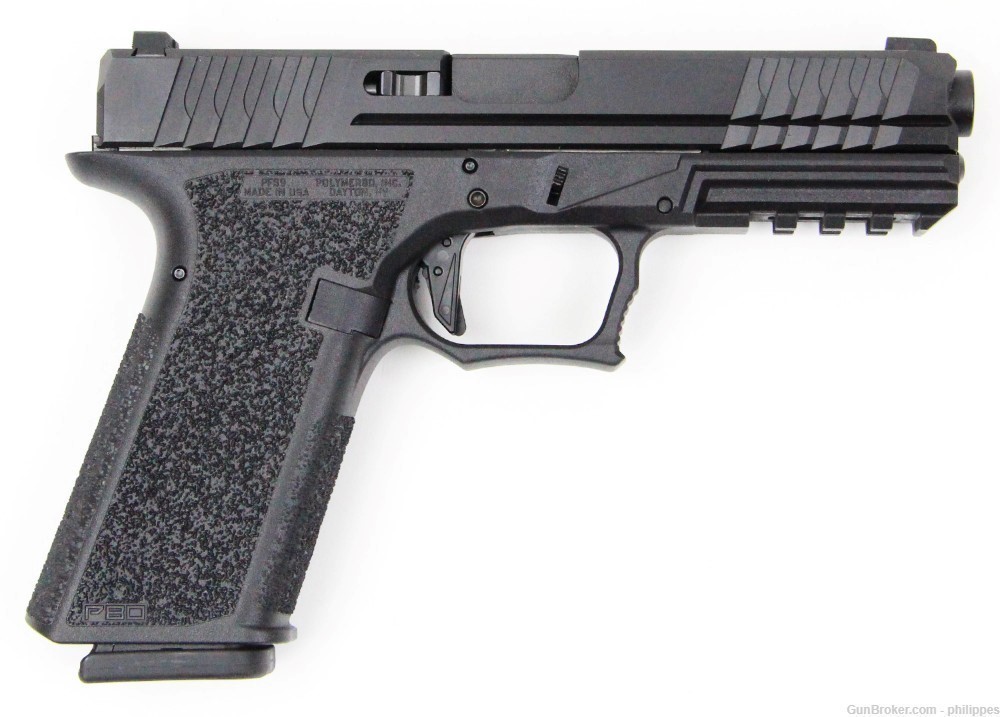 P80 PFS9 in Black 9mm 17RD - Polymer 80 Complete Pistol Series-img-0
