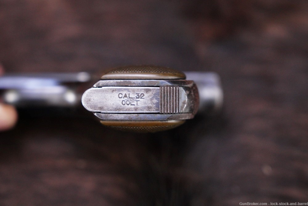 Colt Model 1903 Pocket Hammerless .32 ACP Semi Auto Pistol, 1919 C&R-img-19