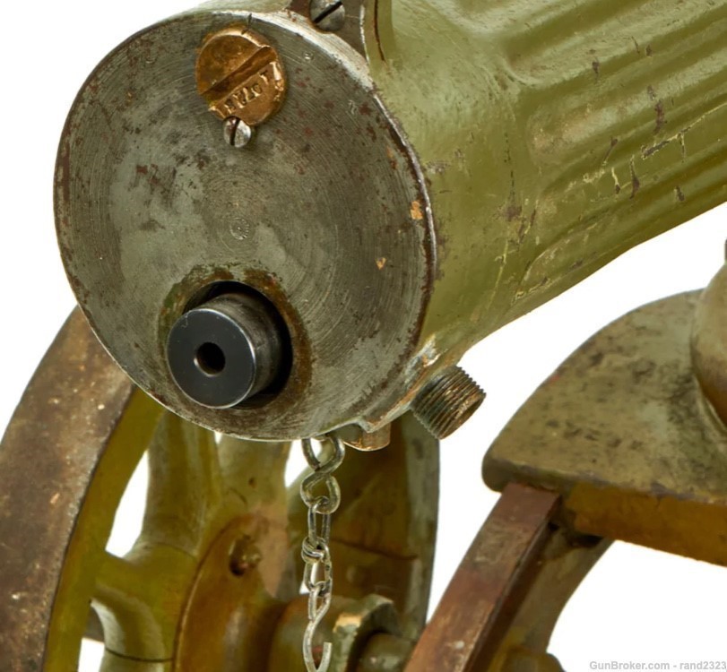 Original Russian WWII Maxim M1910 Fluted Display Machine Gun W/Mount-1944-img-11