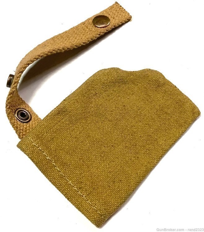 WWII US ARMY M1 GARAND & M1 CARBINE RIFFLE MUZZLE COVER-KHAKI-img-1