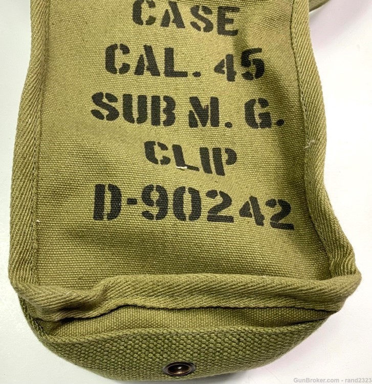 WWII US M1 M1A1 THOMPSON 30RD AMMO CARRY BAG-OD#7-img-1